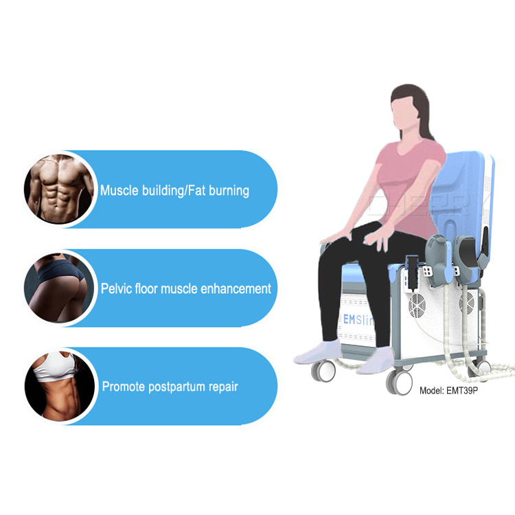 New HI-EMT RF Fat Dissolving Body Contouring Strengthening Muscles Promote Postpartum Repair Emslim Chair Equipment