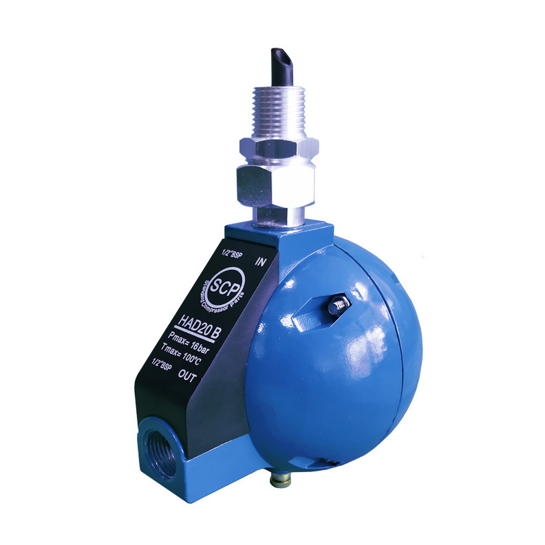 Zero Air Loss Drainer Consumption Drain Valve with Integrated Stop Valve for Easy Maintenance