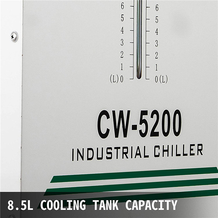 8.5L 1400W Industrial Water Chiller 0.93HP Water Cooling System CW5200DG Water Cooler Cools 5200 BTU/Hour