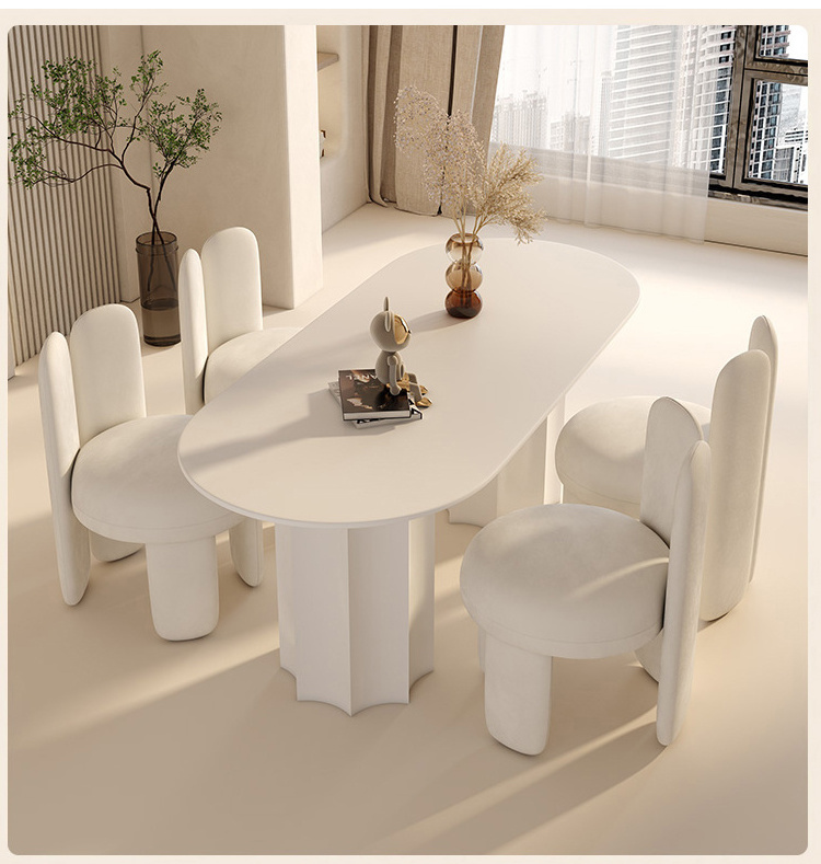 Marble Dining Table Set 6 Chairs Modern Solid Wood Dine Tables Extendable Glass Top Nordic 10 Seater Luxury Foldable Place Mats