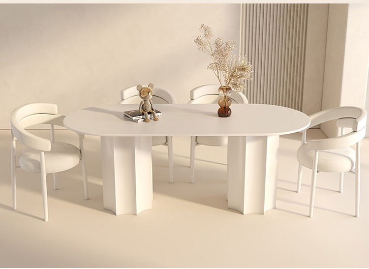 Marble Dining Table Set 6 Chairs Modern Solid Wood Dine Tables Extendable Glass Top Nordic 10 Seater Luxury Foldable Place Mats