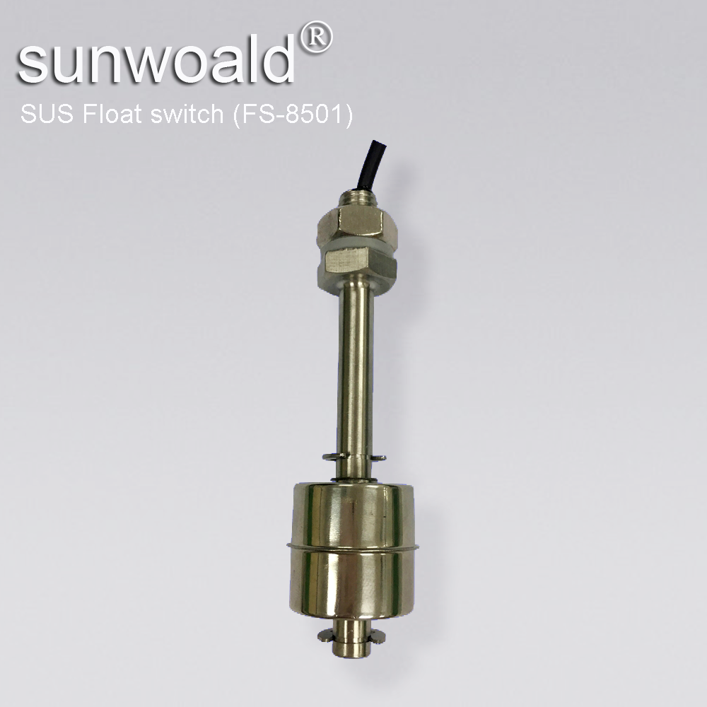 Sunwoald reed switch magnetic float switch double floats level sensor for water tank/ water dispenser