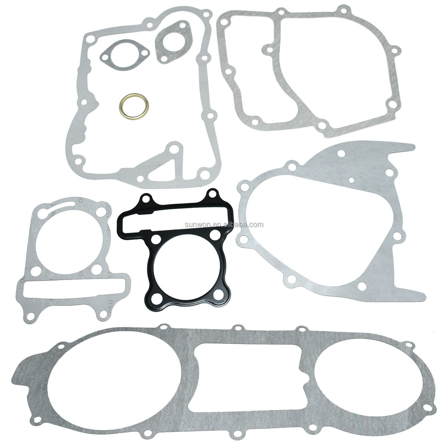 Gasket set For GY6 125cc 150cc Short case Scooter moped go kart engine head 57mm