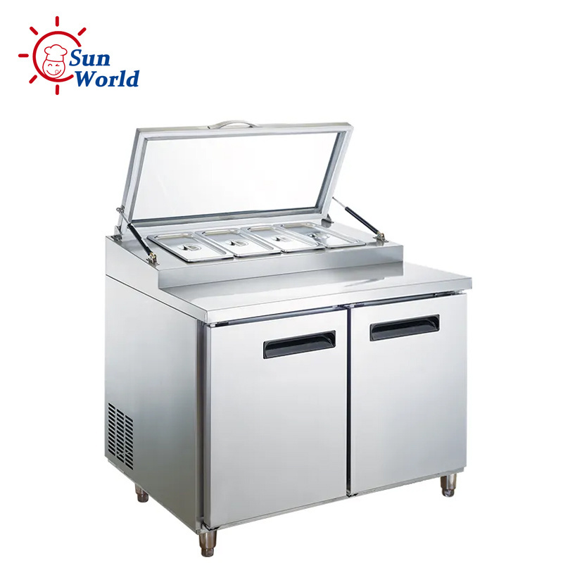 Refrigeration Equipment Salad refrigerator/Sandwich Salad preparation counter/ pizza prep table