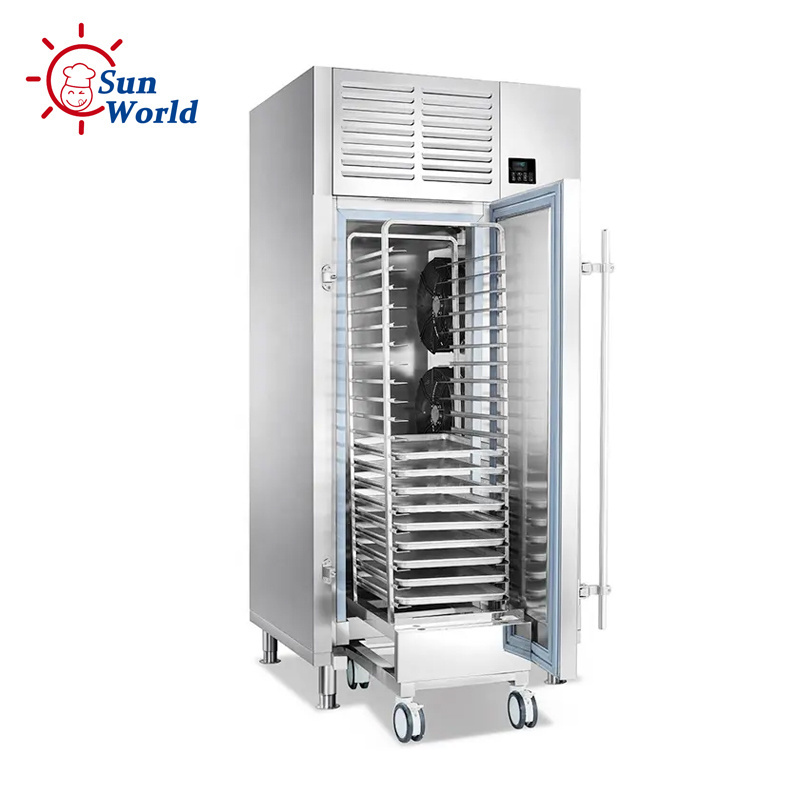 Industry Commercial Meat Seafood  Fridge Frozen Blast Chiller Freezer Tunnel Trolley Shock Freezer for Fish