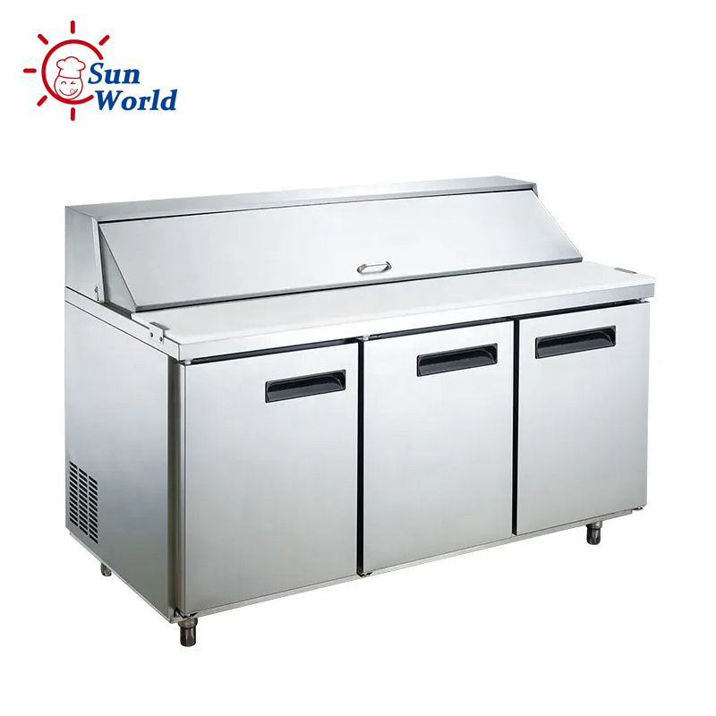 Refrigeration Equipment Salad refrigerator/Sandwich Salad preparation counter/ pizza prep table