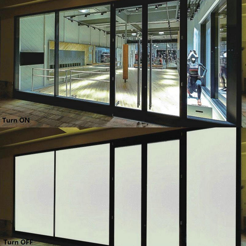 smart window glass film projection