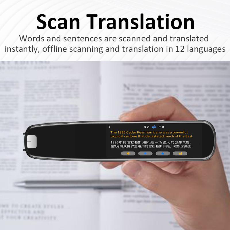 Sunyeetek New S7 Scanner Dictionary Scan Translation Device Reading Electronic Scan Translator Pen 134 Languages