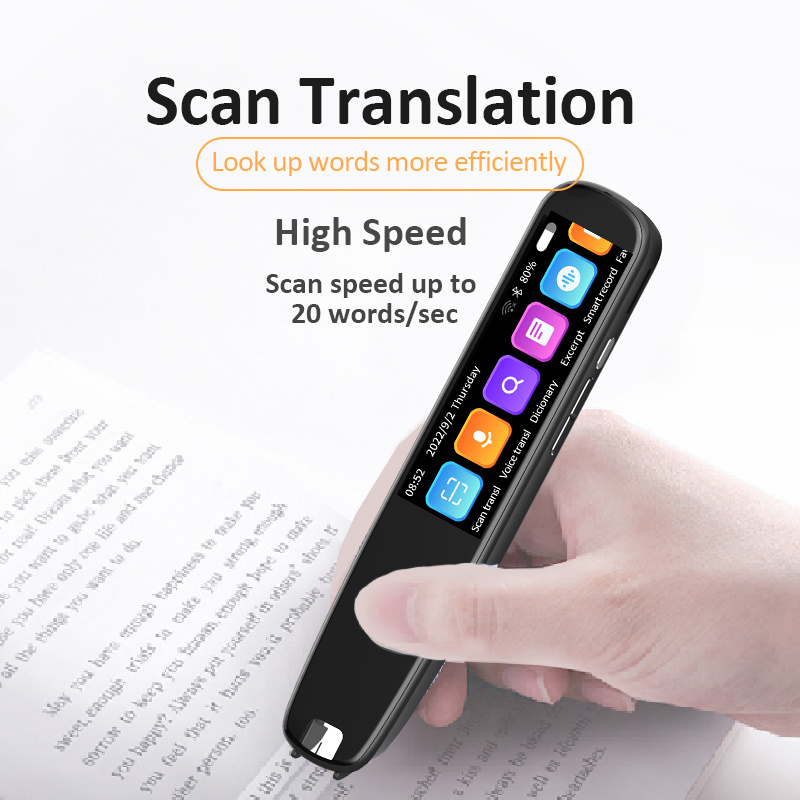 Sunyeetek New S7 Scanner Dictionary Scan Translation Device Reading Electronic Scan Translator Pen 134 Languages