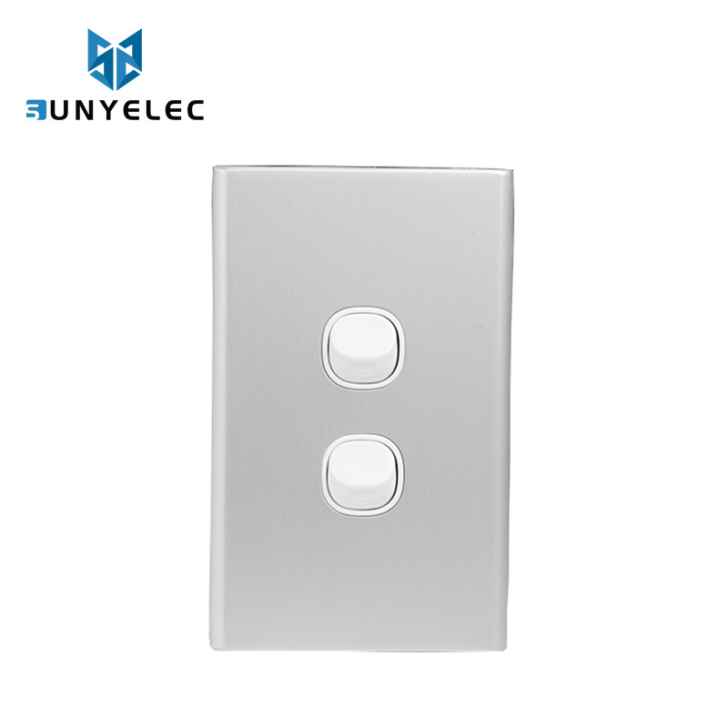 OEM/ ODM Factory Made Design Own Brand Mass 5 Gang Australian Standard Electrical Wall Switch Plate