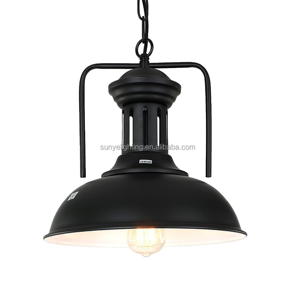 Industrial Pendant Lights Fixture Retro Vintage Ceiling Barn Light Shade Kitchen Pendant Hanging Lamp