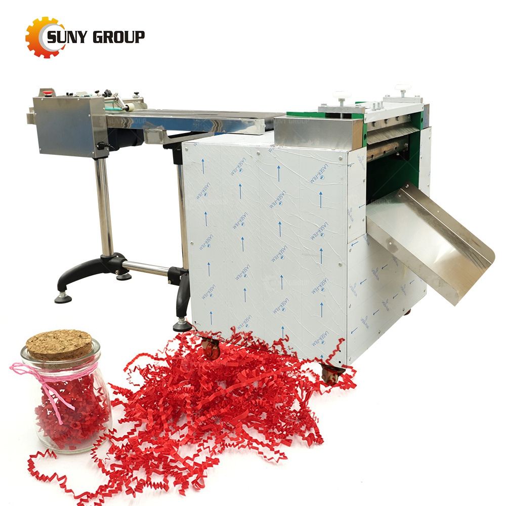 Auto feed Paper shredder Christmas Crinkle Shredded Paper Machine Gift Packaging Wrinkle Paper Shredding machine