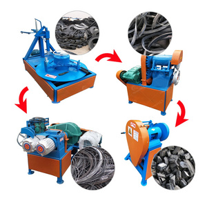 Tire Tyre Machine Recycling Used Tyre Recycling Machine Factory Commercial Waste