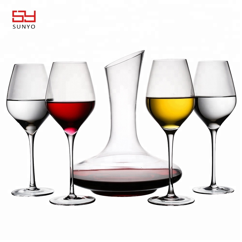 hotsale 1800ml CRYSTAL WINE GLASS & WINE DECANTER SET