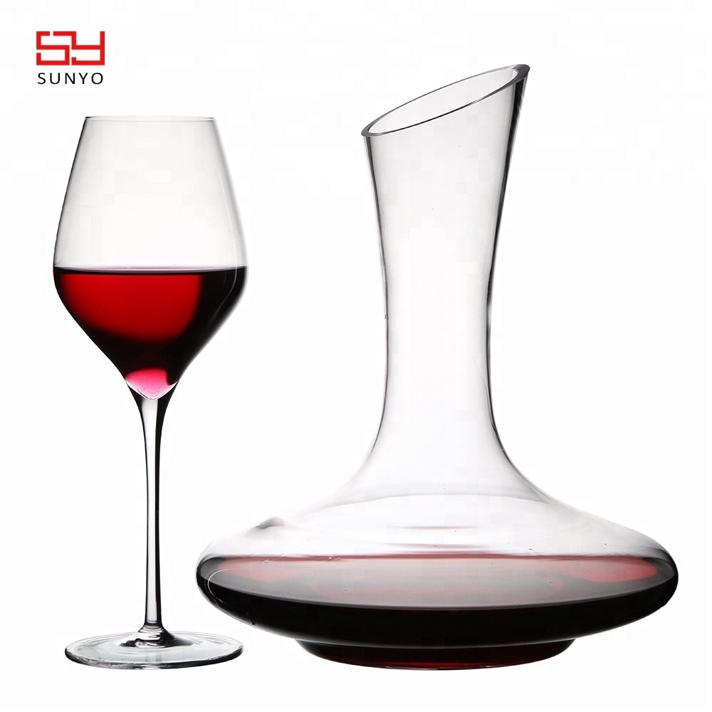 hotsale 1800ml CRYSTAL WINE GLASS & WINE DECANTER SET