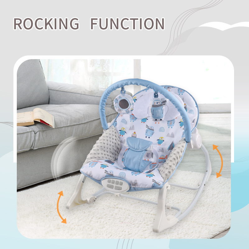 Wholesale Musical Baby Rocking Chair Electric Whit Vibrating Swing Sleeping Bassinet Baby Bouncer Rocker Chair