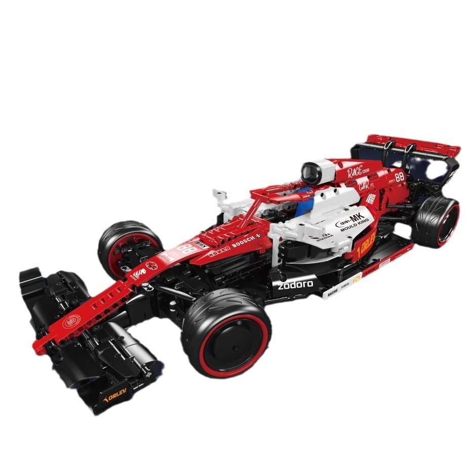 MOULD KING 13151 Racing Car  Formula F1 Formula One Building Block Electric Remote Control Car DIY Puzzle Toy