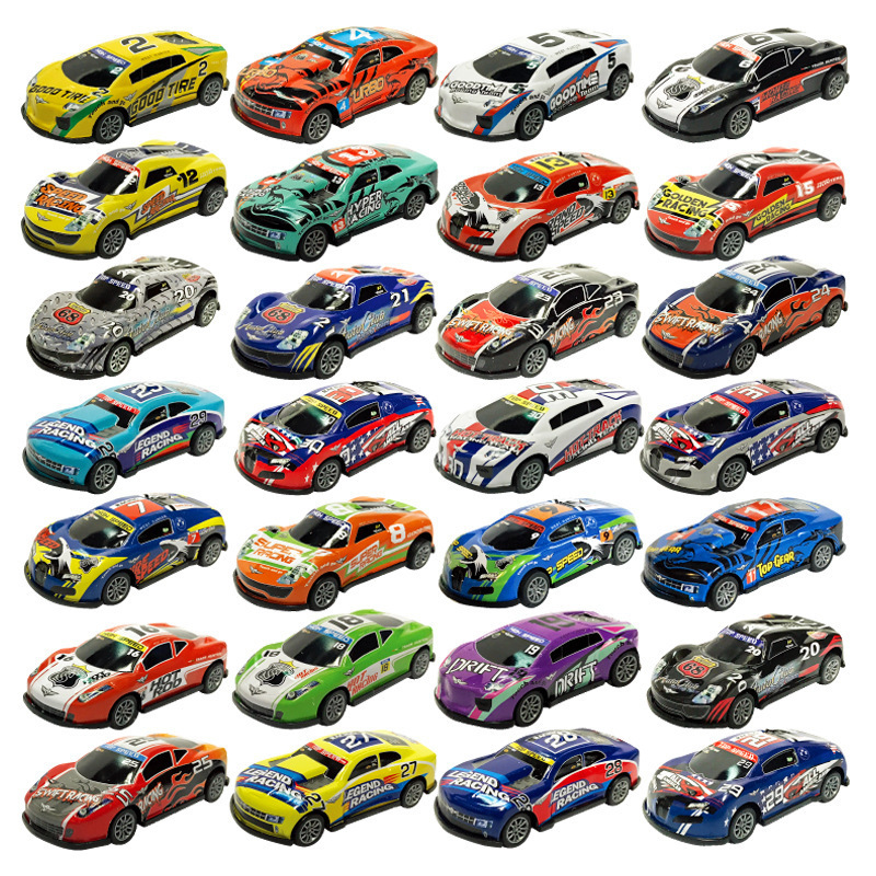 Hot Sales Wholesale Simulation Miniature 1 64 Die cast Toy wheels Pull back Vehicles Diecast Model Car Toys Set