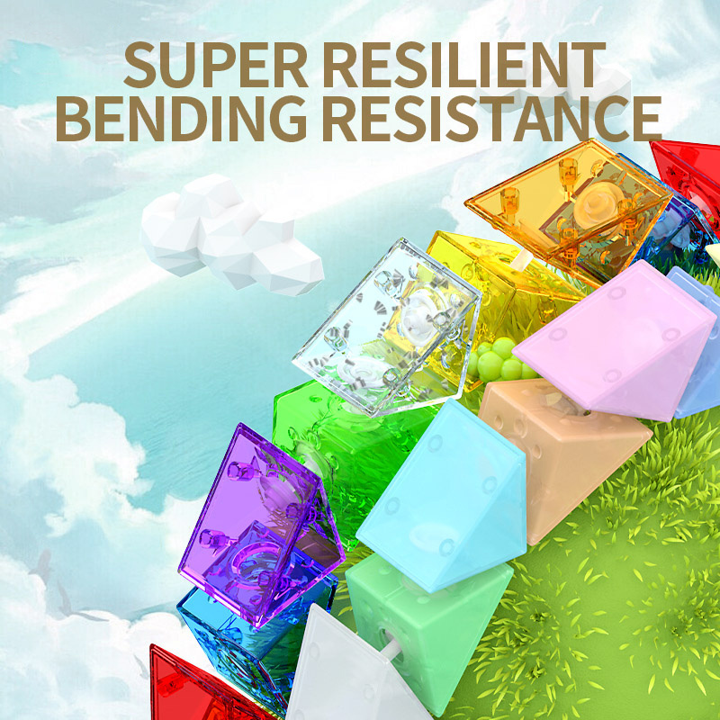 Super Resilient Bending Resistance 24 36 72 Wedges Glossy Stone Magic Snake Folding Toy 3D Jigsaw Puzzle Educational Games Toys