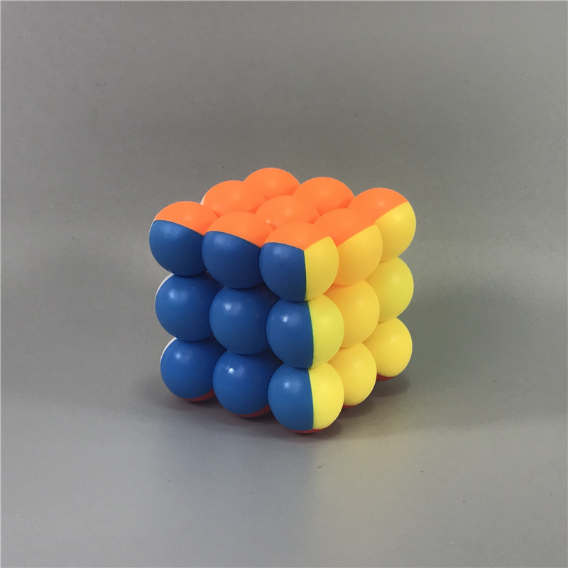 YONGJUN Educational toys ball 3x3 stickerless Magic plastic Cube