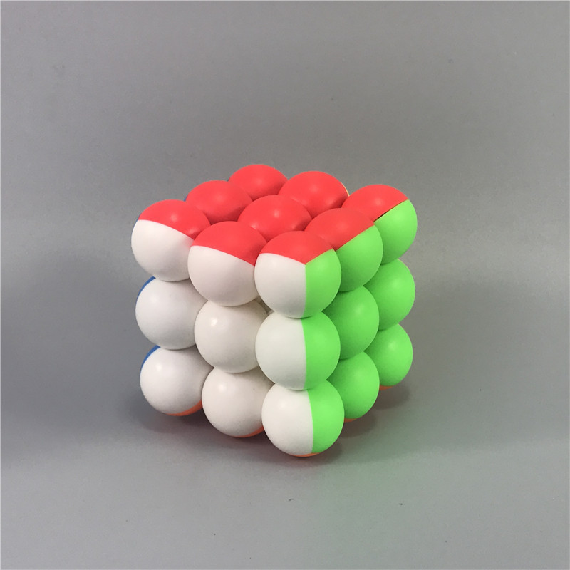 YONGJUN Educational toys ball 3x3 stickerless Magic plastic Cube