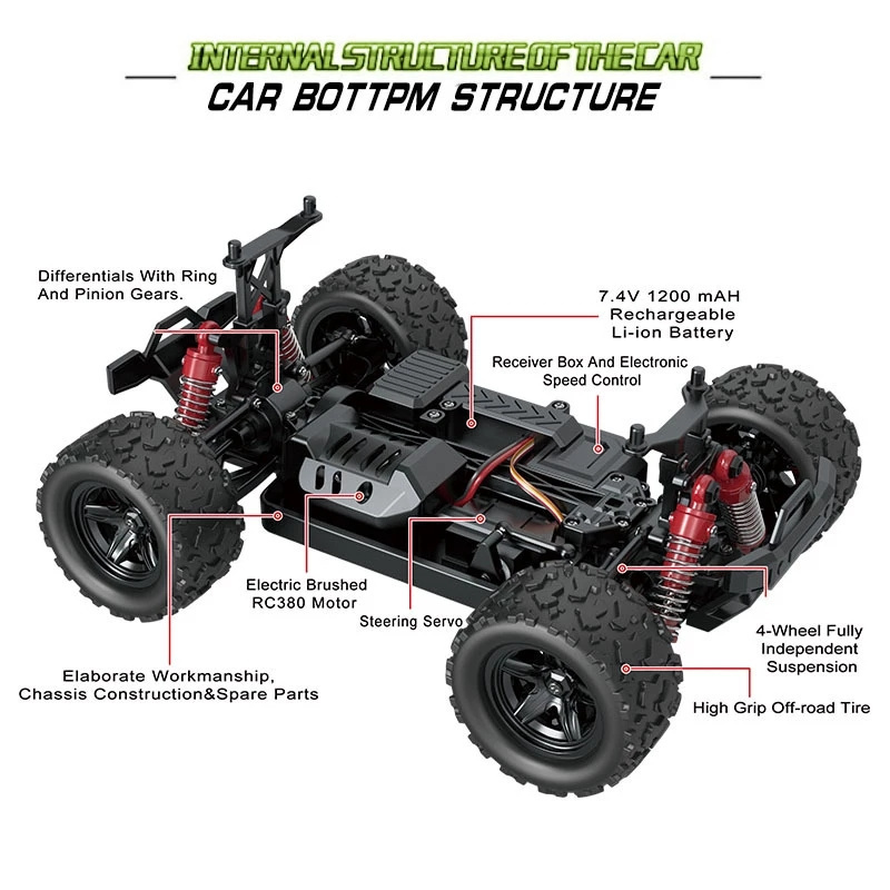 Hot Sales 1:18 High Speed RC Drifting Car 4WD 4x4 Remote Control Hobby Cars