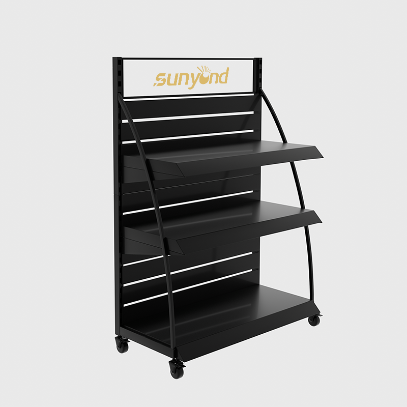 Metal wall flooring standing car show shoe rack hat display stand retail store for shop