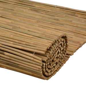 Rural style charming cheap bamboo roll fencing durable natural backyard garden extendible bamboo fence in good quality