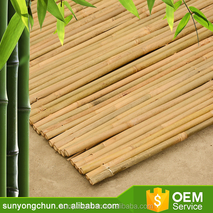 Rural style charming cheap bamboo roll fencing durable natural backyard garden extendible bamboo fence in good quality