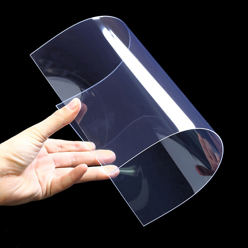 Eco-friendly PVC Sheet Cover PE Protective Film High Transparent Rigid Plastic PVC Film Sheet For Folding Box