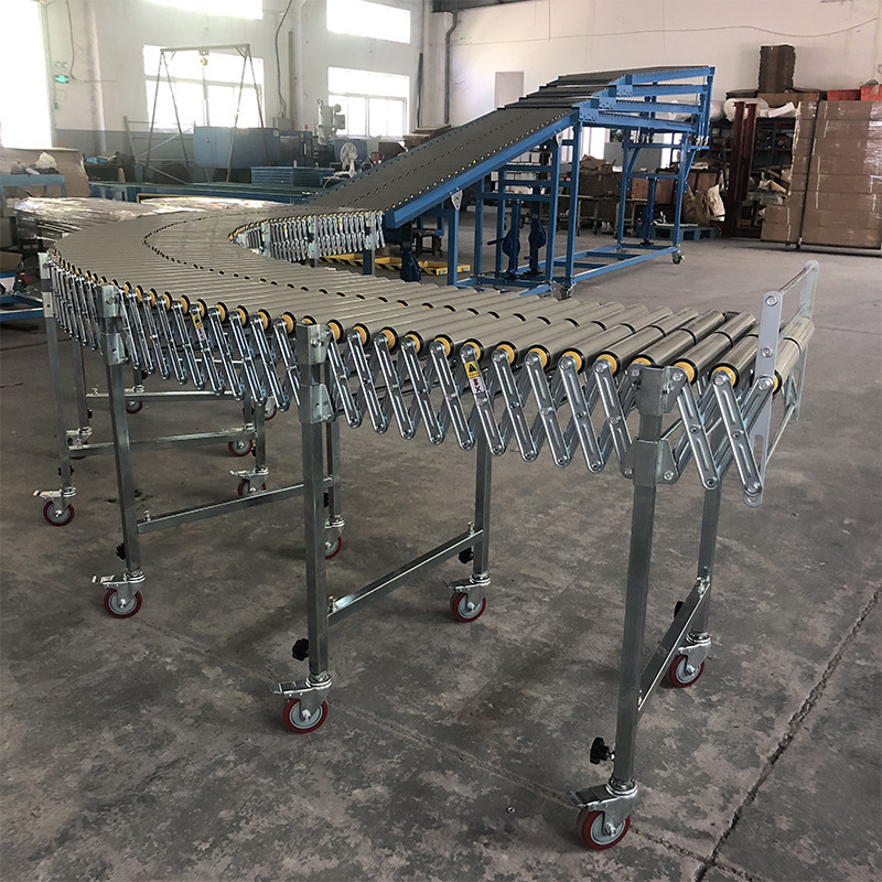 customized automatic feeder loader loading and unloading equipment conveyor lift elevator for container