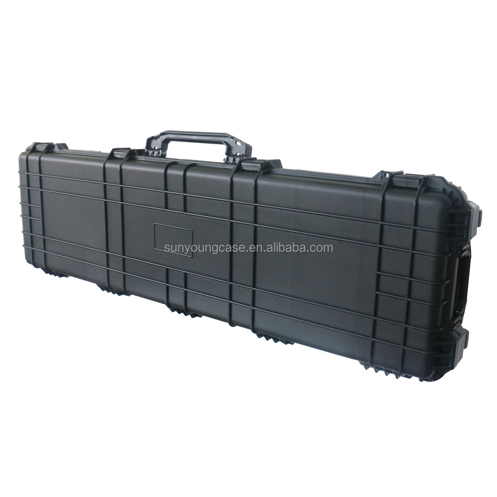 stackable tactical long gun case with Pre-cut foam portable carry safe ...
