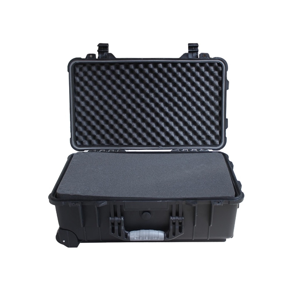 Waterproof Shockproof Wheeled Plastic Hard Equipment  TOOL Case with Pick n Pluck Foam for Camera, Laptop, Weld Machine