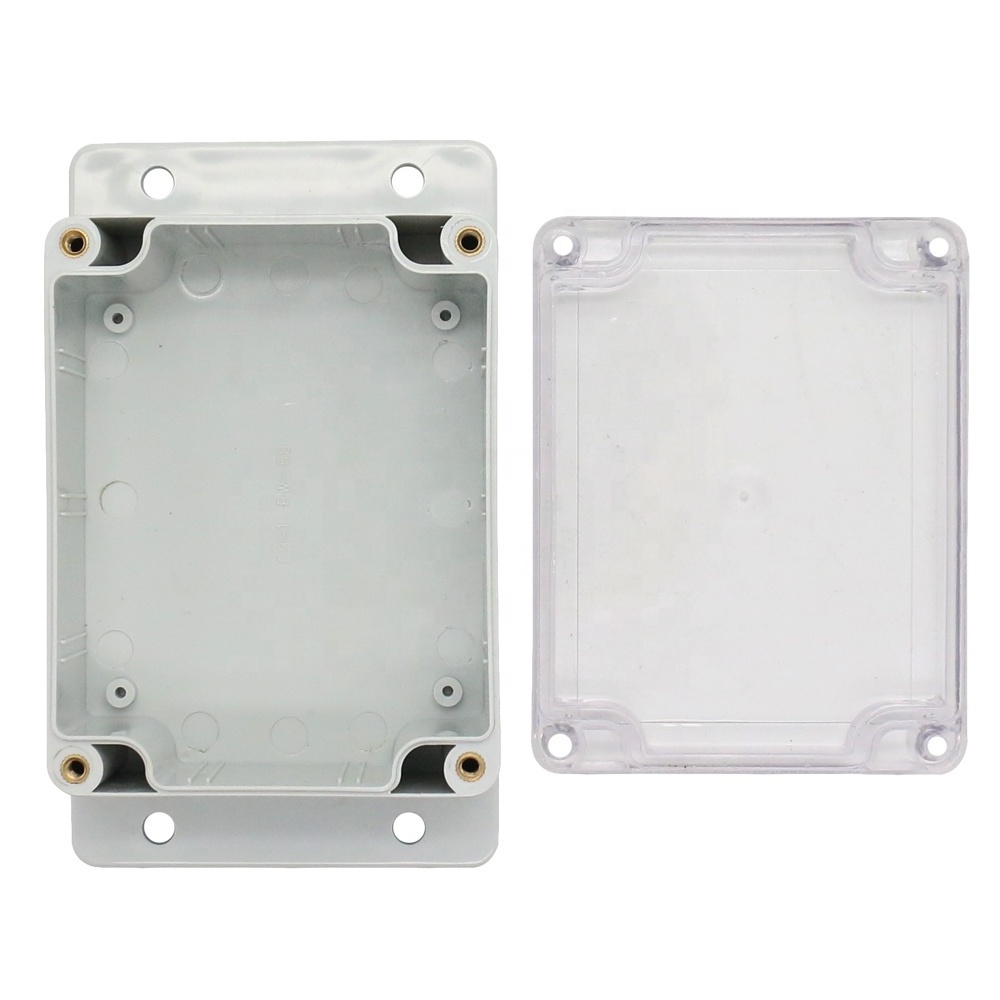 115*88*55mm IP65 Clear Cover Junction Box Waterproof dustproof plastic electronic enclosure