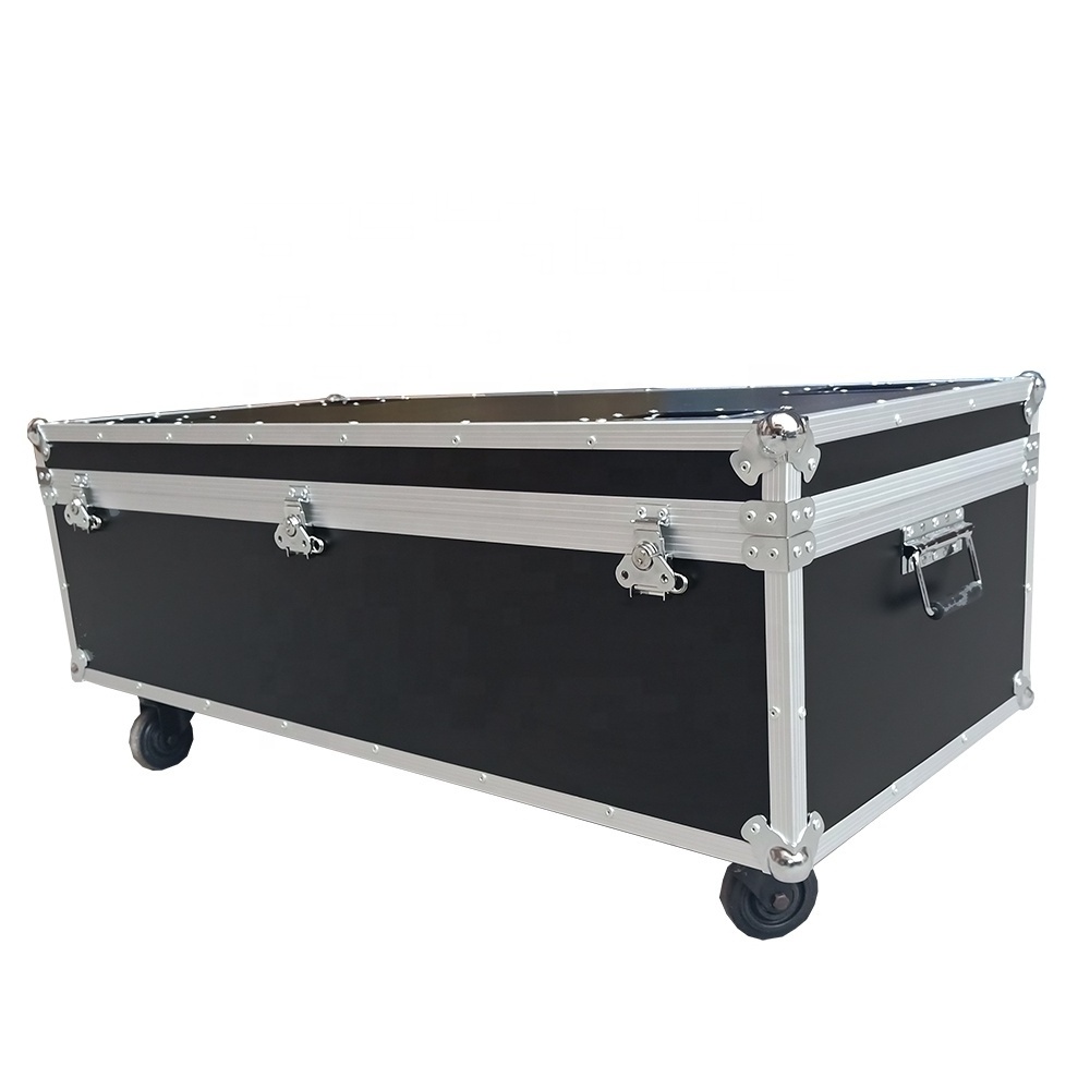 Flight Case Box Aluminum Case Travel Road Case Wheels and Foam Lining