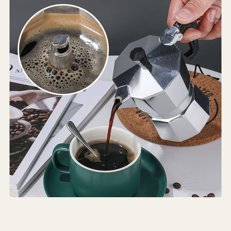 China factory Coffee Gator Moka Pot 6 Cup Stovetop Espresso Maker  Classic Italian and Cuban Coffee Percolator wholesale