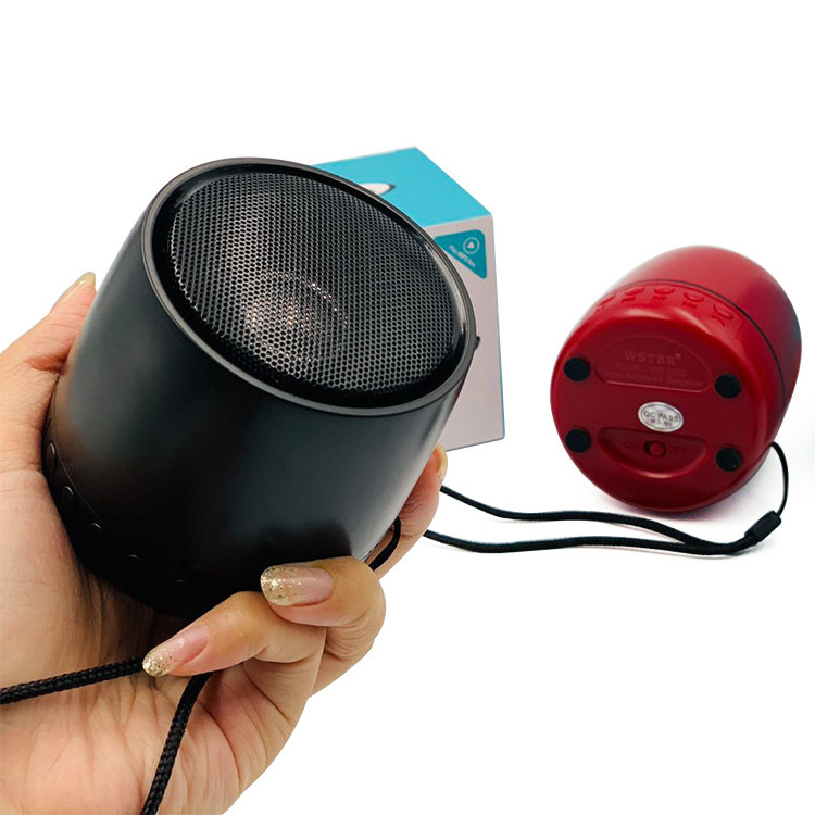 5W Promotional Gift WS2922  Outdoor Home Wireless Microphone  Portable Music Box Mini Blue Tooth Karaoke Speakers