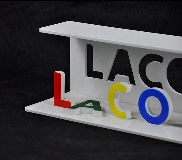 Factory Direct Custom Solid Laser Engraved Acrylic Display Block PMMA Perspex Material with Polished Surface Brand Logo