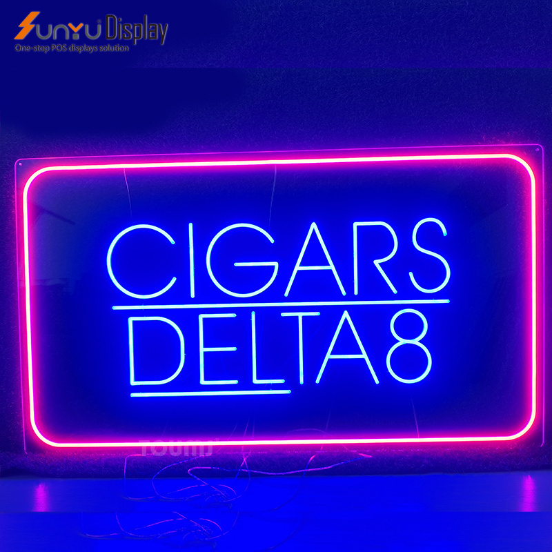 Outdoor indoor acrylic advertising LED light sign custom design of open neon signs, suitable for store decoration