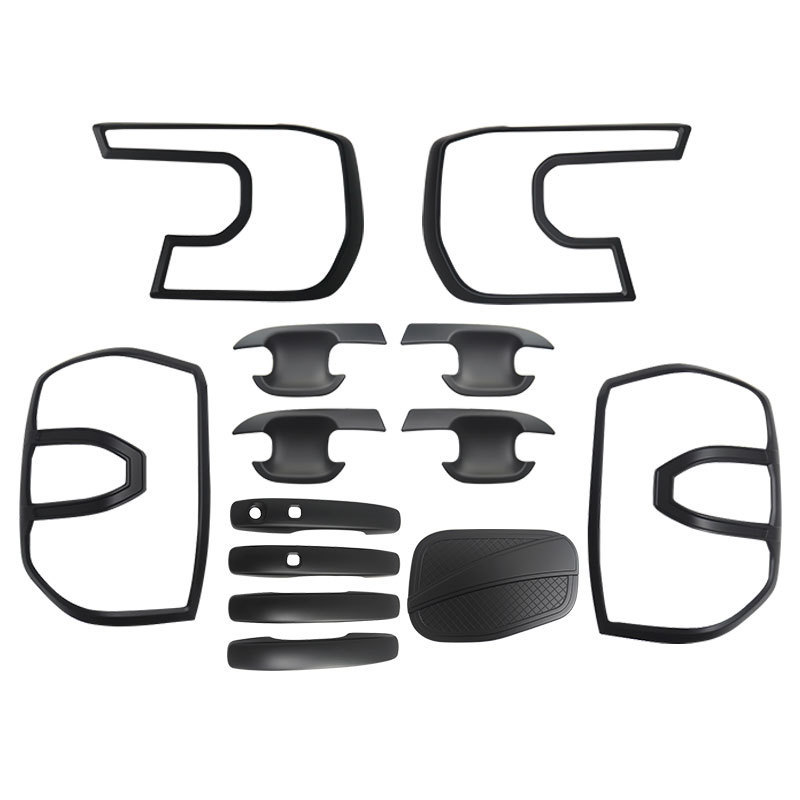 Factory Auto Parts ABS Full Set Combo Kits Headlight Tail Light Cover Handle For Ford Ranger 2022 2023  4x4 Accessories