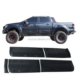 YCSUNZ ABS Black Molding  Car Door Side Trim Body Cladding For Ford Ranger 2015 2016 2019 Side car door Moulding Accessories