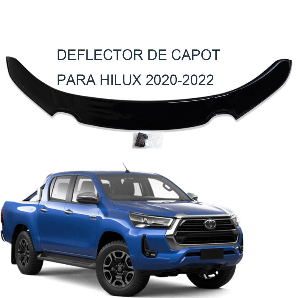 4X4 bonnet guard for Toyota hilux 2021 2022 2023 revo car bonnet bug shield hood deflector protector  Exterior Accessories