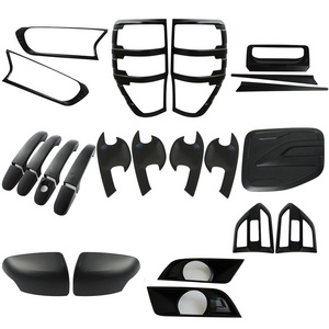 YCSUNZ ABS Black Accessories Full combo  kits Set For Ford Ranger T7 2016 2017 4x4