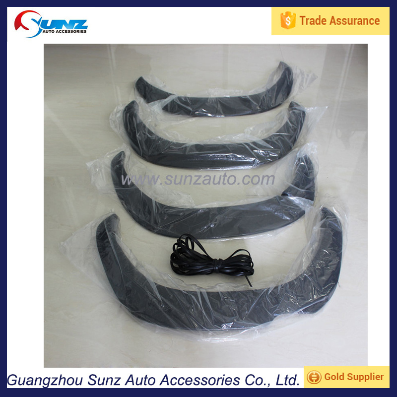 Wheel Arch Fender Flare For Toyota Hilux Revo 2016 Fender Trim ABS Material Hilux ln106 Flare Trims 4X4 Car Accessories