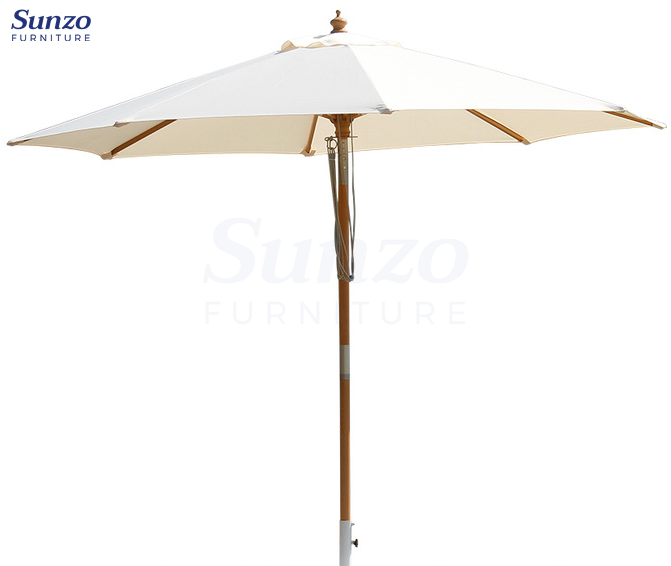 Outdoor Wedding Event Wooden Umbrella