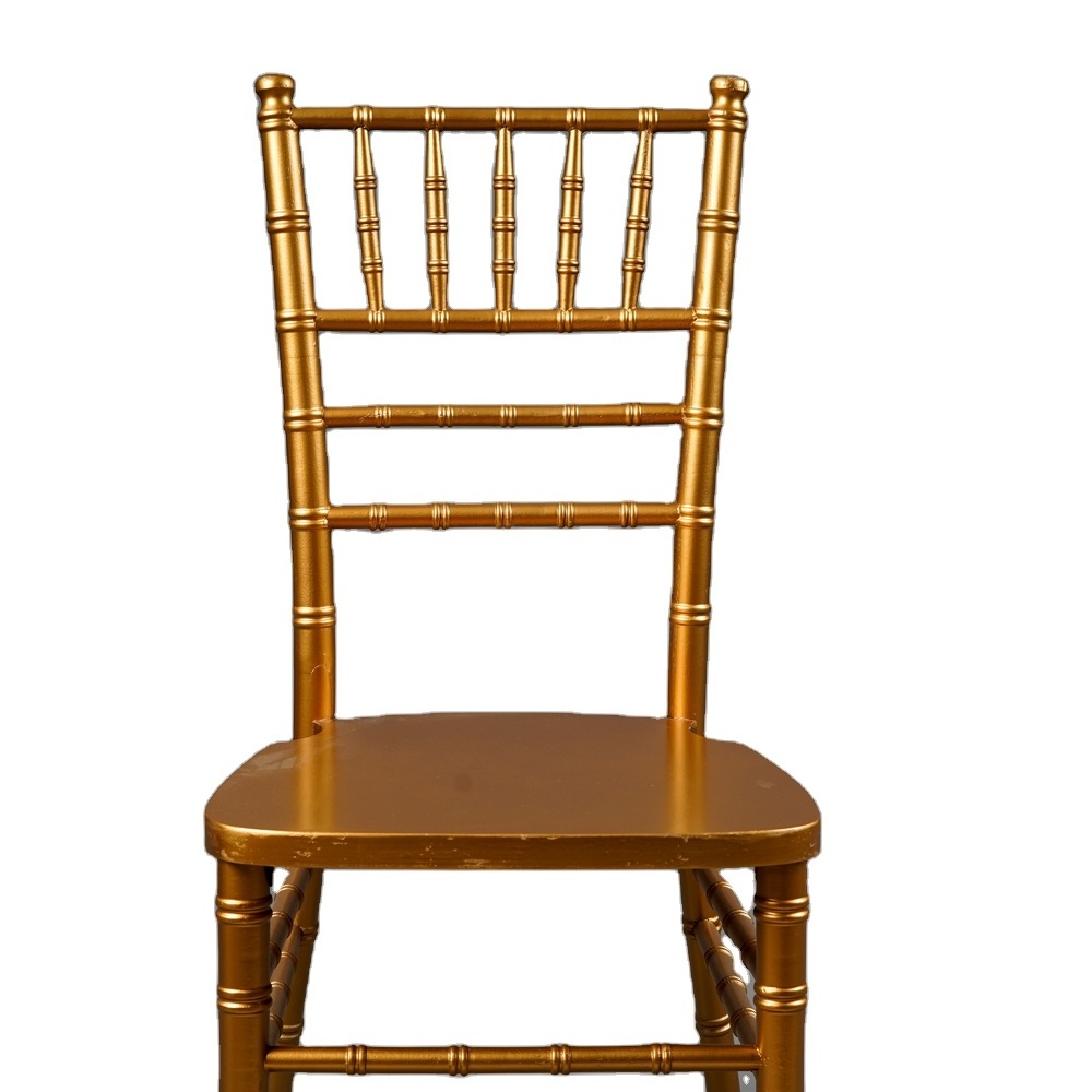 Banquet Party Used Stackable Weeding Dinning Luxury Gold Chiavari Hotel Chair For Events