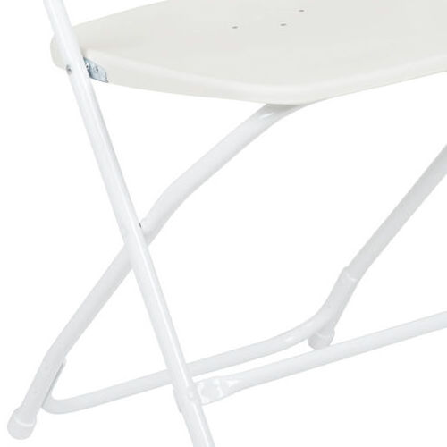 Outdoor White PP Plastic Resin Folding Chair Event Wedding Party Chair