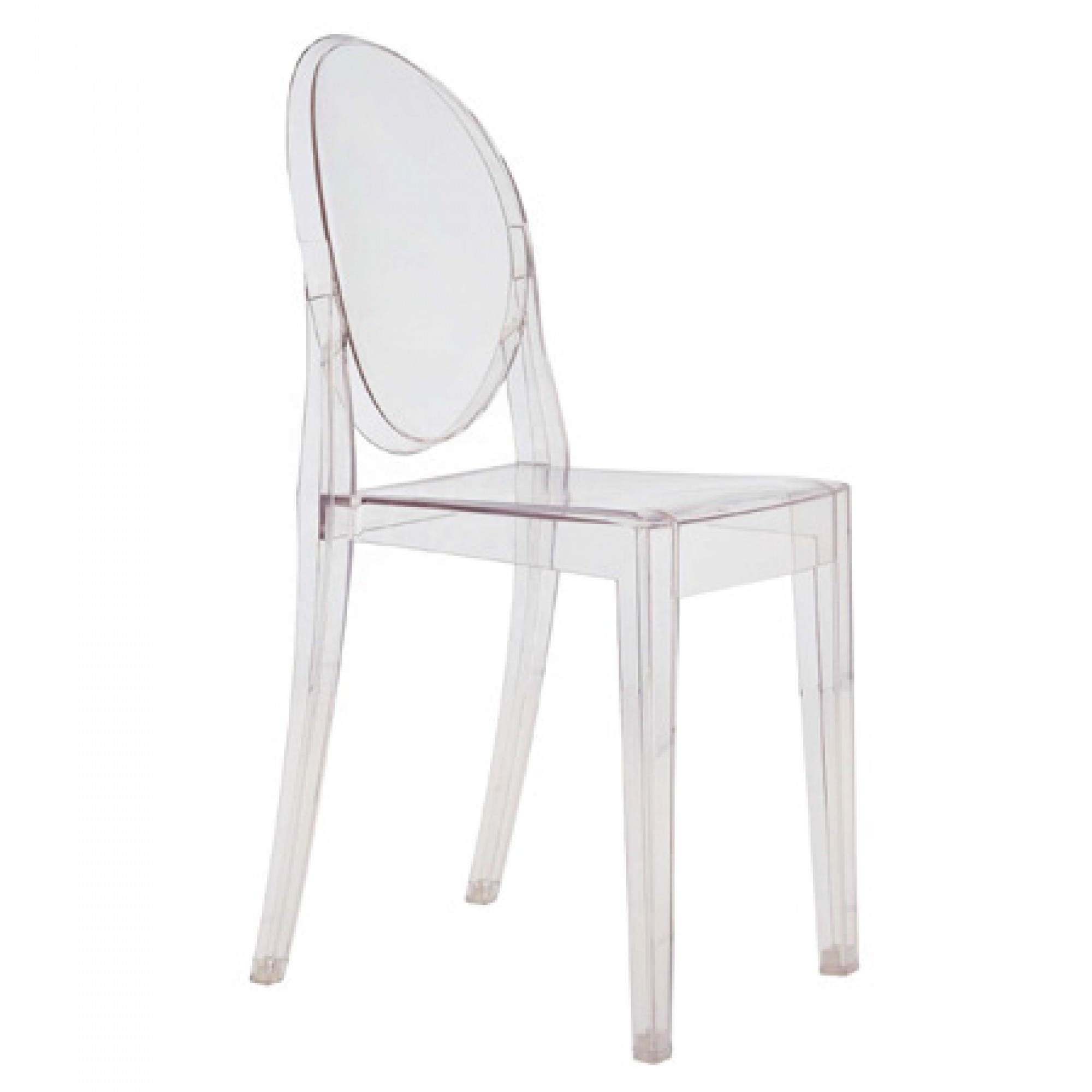 Sunzo Furniture Modern PP Plastic Ghost Chair Dining Chair For Sale