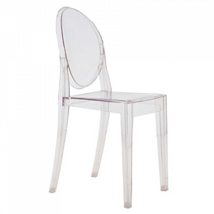 Factory Supply Acrylic Resin Clear Wedding Victoria Ghost Chairs