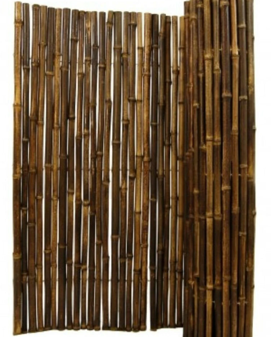 Nature Garden Bamboo Fence Rolled Bamboo Wood Reed Fence Natural Privacy Garden Panels